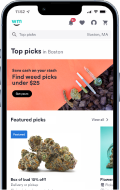 Weedmaps app on android device